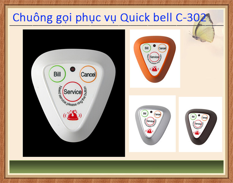 Nút bấm chuông gọi phục vụ QuickBell C300